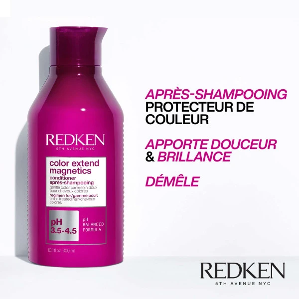 Après-shampooing Cheveux Colorés Color Extend Magnetics Redken 300ML 6 Après-shampooing Cheveux Colorés Color Extend Magnetics Redken 300ML - Image 4