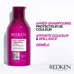 Après-shampooing Cheveux Colorés Color Extend Magnetics Redken 500ML -Beauty Care Soldes apres shampooing cheveux colores color extend magnetics redken 500ml 4