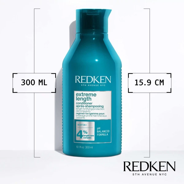 Après-shampooing Fortifiant Cheveux Longs Extreme Length Redken 300ML 6 Après-shampooing Fortifiant Cheveux Longs Extreme Length Redken 300ML - Image 4
