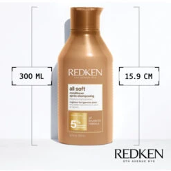 Après-shampooing Hydratant Cheveux Secs All Soft Redken 300ML -Beauty Care Soldes apres shampooing hydratant cheveux secs all soft redken 300ml 3