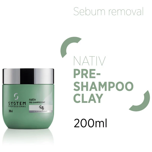 Argile Pré-Shampooing Détox N3 Nativ System Professional 200ml 4 Argile Pré-Shampooing Détox N3 Nativ System Professional 200ml - Image 2