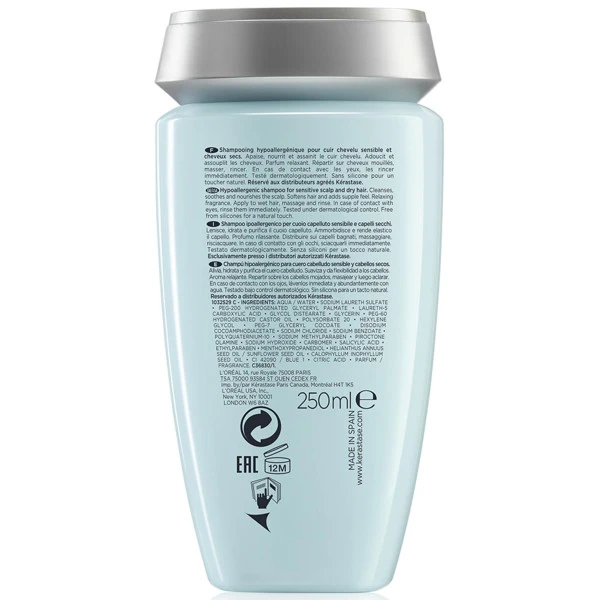 Bain Nutri-apaisant Dermo-Calm Spécifique Kérastase 250ML 4 Bain Nutri-apaisant Dermo-Calm Spécifique Kérastase 250ML - Image 2