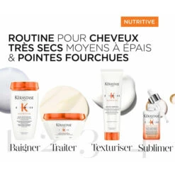 Bain Satin Riche Nutritive Kérastase 250ML -Beauty Care Soldes bain satin riche nutritive kerastase 250ml 7