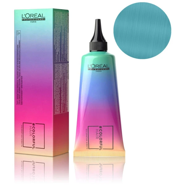 Colorful Hair Bleu Caraïbes L'Oréal 90 ML 3 Colorful Hair Bleu Caraïbes L'Oréal 90 ML