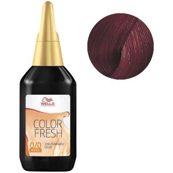 Beauty Care Soldes -Beauty Care Soldes color fresh wella 556 chatain clair acajou rouge