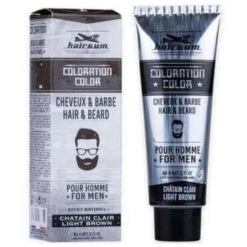 Coloration Cheveux & Barbe Châtain Clair N°5.1 Hairgum 60 Gr