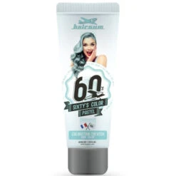 Coloration Crème Semi-permanente Sixty's Color - Bleu Glace HAIRGUM 60ML