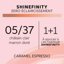 Coloration Gloss Shinefinity 05/37 Caramel Expresso Wella 60ML -Beauty Care Soldes coloration gloss shinefinity 0537 caramel expresso wella 60ml 1