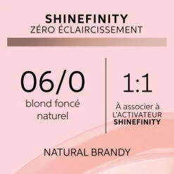 Coloration Gloss Shinefinity 06/0 Natural Brandy Wella 60ML 8 Coloration Gloss Shinefinity 06/0 Natural Brandy Wella 60ML -Beauty Care Soldes coloration gloss shinefinity 060 natural brandy wella 60ml 1