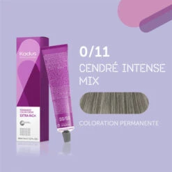 Coloration Permanente 0/11 Cendré Intense Mix Kadus 60ML -Beauty Care Soldes coloration permanente 011 cendre intense mix kadus 60ml 2