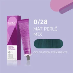 Coloration Permanente 0/28 Mat Perlé Mix Kadus 60ML -Beauty Care Soldes coloration permanente 028 mat perle mix kadus 60ml 2