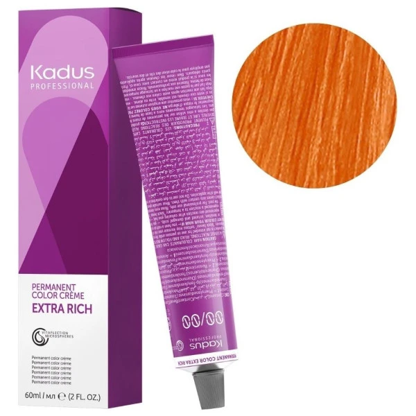 Coloration Permanente 0/43 Cuivré Doré Mix Kadus 60ML 3 Coloration Permanente 0/43 Cuivré Doré Mix Kadus 60ML