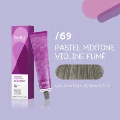Coloration Permanente /69 Pastel Mixtone Violine Fumé Kadus 60ML 11 Coloration Permanente /69 Pastel Mixtone Violine Fumé Kadus 60ML -Beauty Care Soldes coloration permanente 69 pastel mixtone violine fume kadus 60ml 2