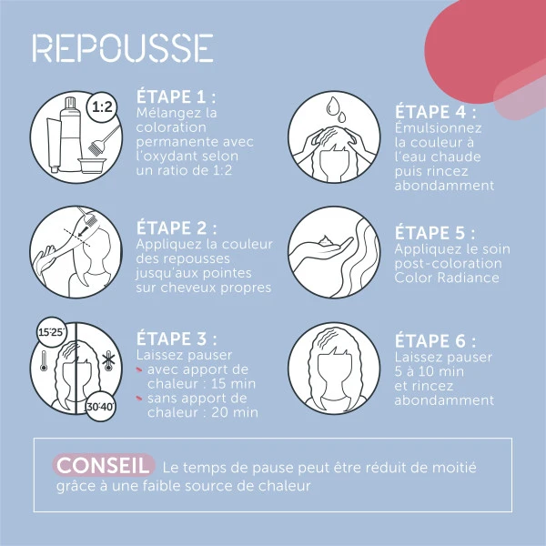 Coloration Semi-permanente Extra Coverage 8/07 Blond Clair Naturel Marron Kadus 60ML 6 Coloration Semi-permanente Extra Coverage 8/07 Blond Clair Naturel Marron Kadus 60ML - Image 4