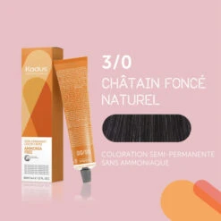 Coloration Semi-permanente Sans Ammoniaque 3/0 Châtain Foncé Naturel Kadus 60ML 11 Coloration Semi-permanente Sans Ammoniaque 3/0 Châtain Foncé Naturel Kadus 60ML -Beauty Care Soldes coloration semi permanente sans ammoniaque 30 chatain fonce naturel kadus 60ml 2