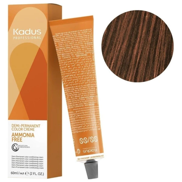 Coloration Semi-permanente Sans Ammoniaque 5/37 Châtain Clair Marron Doré Kadus 60ML 3 Coloration Semi-permanente Sans Ammoniaque 5/37 Châtain Clair Marron Doré Kadus 60ML