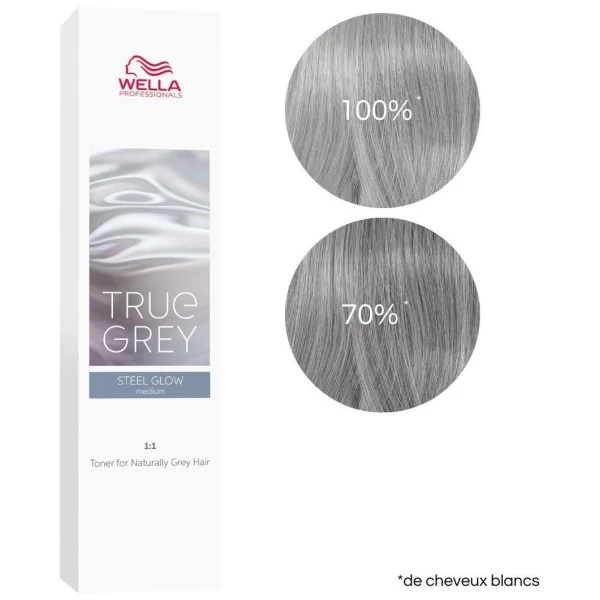 Coloration True Grey Steel Glow Medium Wella 60ML 3 Coloration True Grey Steel Glow Medium Wella 60ML