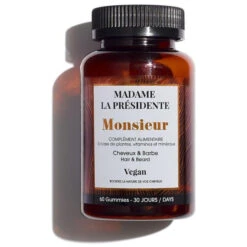 Compléments Alimentaires Cheveux & Barbe Monsieur Madame La Présidente