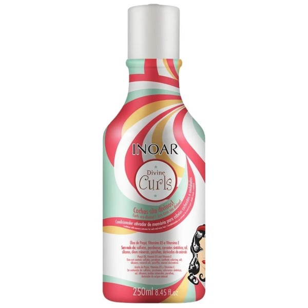 Conditionneur Divine Curls Inoar 250ML 3 Conditionneur Divine Curls Inoar 250ML