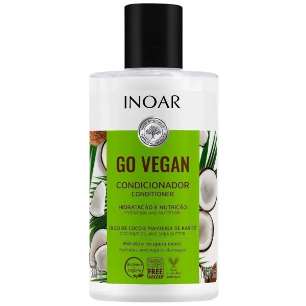 Conditionneur Hydratation Go Vegan Inoar 300ML 3 Conditionneur Hydratation Go Vegan Inoar 300ML