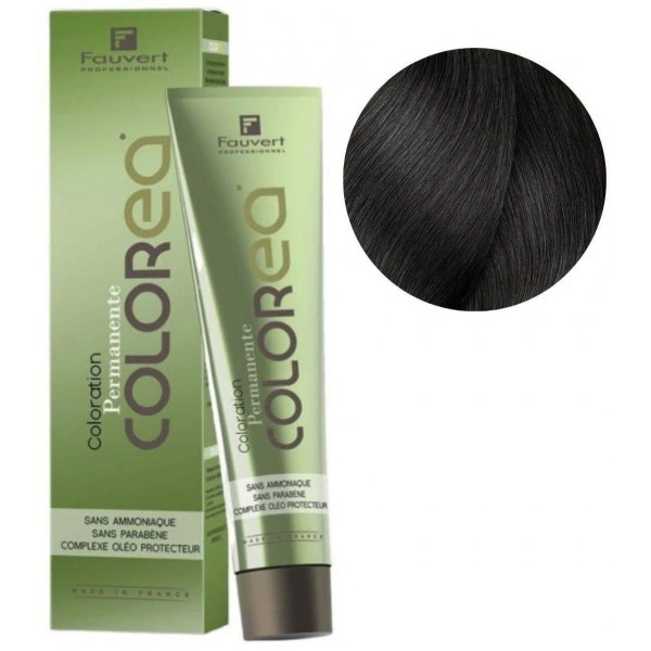 Crème Colorante Colorea N°5/1 Châtain Clair Cendré Fauvert 100ML 3 Crème Colorante Colorea N°5/1 Châtain Clair Cendré Fauvert 100ML