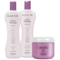 Cure Shampooing + Conditionneur + Masque Color Therapy Biosilk