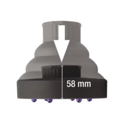 Diffuseur Sèche-cheveux Rétractable Universel Noir Sibel -Beauty Care Soldes diffuseur seche cheveux retractable universel noir sibel 2