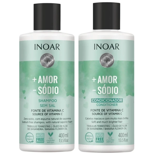 Duo +amor -sodio Inoar 400ML 3 Duo +amor -sodio Inoar 400ML