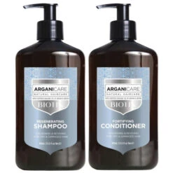Duo Cheveux Secs & Abimés Biotine Arganicare