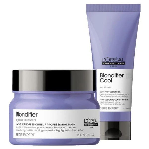 Duo Masque & Soin Blondifier L'Oréal Professionnel 3 Duo Masque & Soin Blondifier L'Oréal Professionnel
