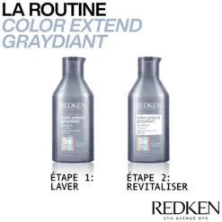 Duo Neutralisant Cheveux Gris/blancs Color Extend Graydiant Redken -Beauty Care Soldes duo neutralisant cheveux grisblancs color extend graydiant redken 5