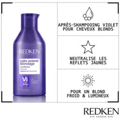 Duo Neutralisant Color Extend Blondage Redken 2x500ML -Beauty Care Soldes duo neutralisant color extend blondage redken 2 x 500ml 3