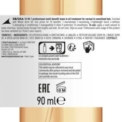 Huile 10-en-1 Absolut Repair L'Oréal Professionnel 90ML -Beauty Care Soldes huile 10 en 1 absolut repair l oreal professionnel 90ml 1 8