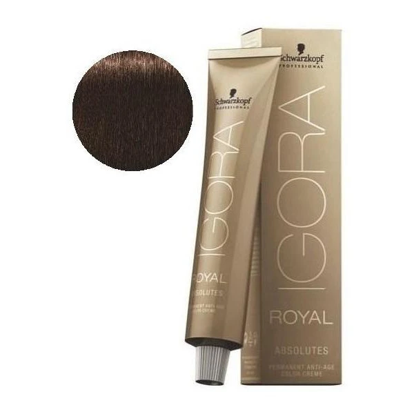 Schwarzkopf Igora Royal Absolutes 4-60 Châtain Marron Naturel 60 ML 4 Schwarzkopf Igora Royal Absolutes 4-60 Châtain Marron Naturel 60 ML - Image 2