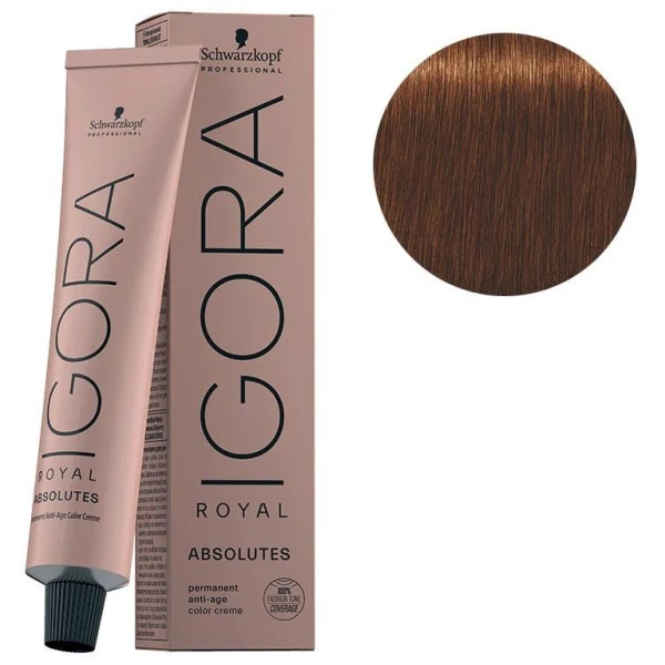 Schwarzkopf Igora Royal Absolutes 6-70 Blond Foncé Cuivré Naturel 60 ML 3 Schwarzkopf Igora Royal Absolutes 6-70 Blond Foncé Cuivré Naturel 60 ML