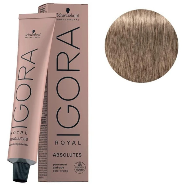 Schwarzkopf Igora Royal Absolutes 8-01 Blond Clair Naturel Cendré 60 ML 3 Schwarzkopf Igora Royal Absolutes 8-01 Blond Clair Naturel Cendré 60 ML