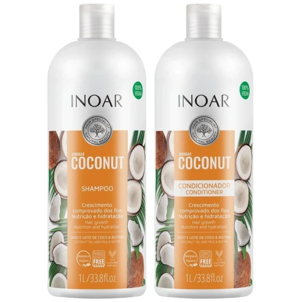 Kit Bombar Coconut Inoar 1L 3 Kit Bombar Coconut Inoar 1L