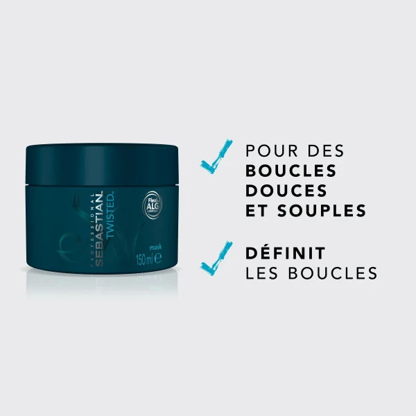 Masque Cheveux Bouclés Twisted Elastic Treatment Sebastian 150ML 4 Masque Cheveux Bouclés Twisted Elastic Treatment Sebastian 150ML - Image 2