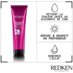 Masque Cheveux Colorés Color Extend Magnetics Redken 250ML -Beauty Care Soldes masque cheveux colores color extend magnetics redken 250ml 3