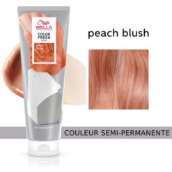 Masque Colorant Peach Blush Color Fresh Mask Wella 150ML  -Beauty Care Soldes masque colorant peach blush color fresh mask wella 150ml 1 3