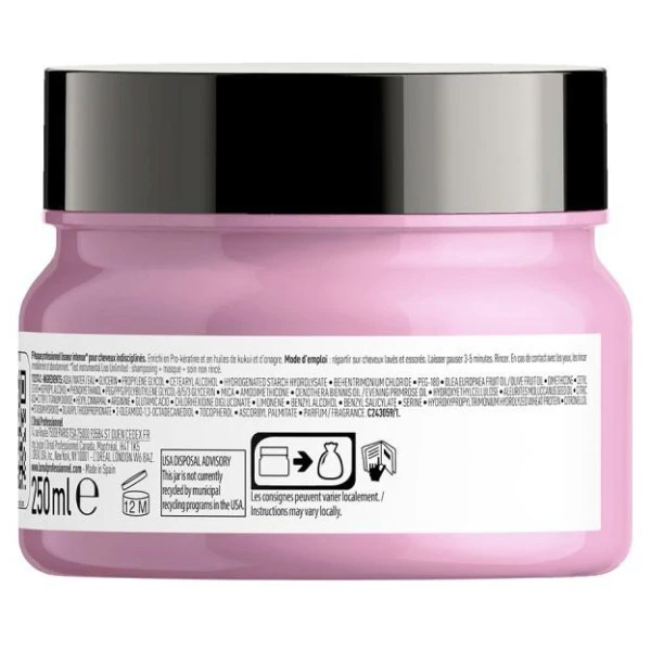 Masque Liss Unlimited L'Oréal Professionnel 250ML 9 Masque Liss Unlimited L'Oréal Professionnel 250ML - Image 7