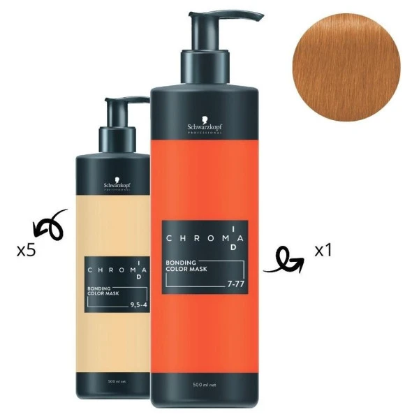 Masque Nourrissant Pigmenté 7-77 Chroma ID SCHWARZKOPF 250ML 4 Masque Nourrissant Pigmenté 7-77 Chroma ID SCHWARZKOPF 250ML - Image 2