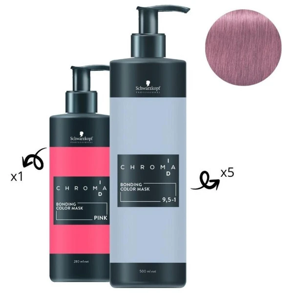 Masque Nourrissant Pigmenté Rose Chroma ID SCHWARZKOPF 280ML 4 Masque Nourrissant Pigmenté Rose Chroma ID SCHWARZKOPF 280ML - Image 2