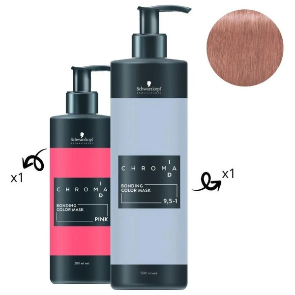Masque Nourrissant Pigmenté Rose Chroma ID SCHWARZKOPF 280ML 5 Masque Nourrissant Pigmenté Rose Chroma ID SCHWARZKOPF 280ML - Image 3
