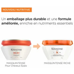 Masquintense Riche Nutritive Kérastase 200ML -Beauty Care Soldes masquintense riche nutritive kerastase 200ml 6