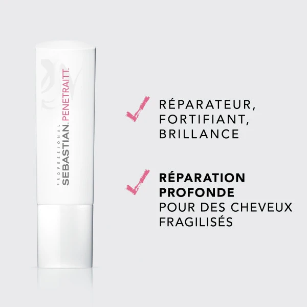 Pack Cheveux Abîmés Penetraitt Sebastian Professional 5 Pack Cheveux Abîmés Penetraitt Sebastian Professional - Image 3