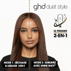 Pack Lisseur Ghd Séchant Duet Style Noir & Huile Lissante Sleek Talker -Beauty Care Soldes pack lisseur ghd sechant duet style noir huile lissante sleek talker 9