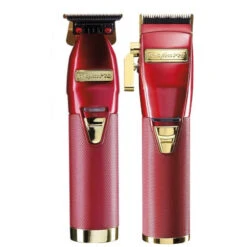 Pack Tondeuse De Coupe RedFx + Tondeuse De Précision SkeletonFx Rouge 4artists BaByliss Pro