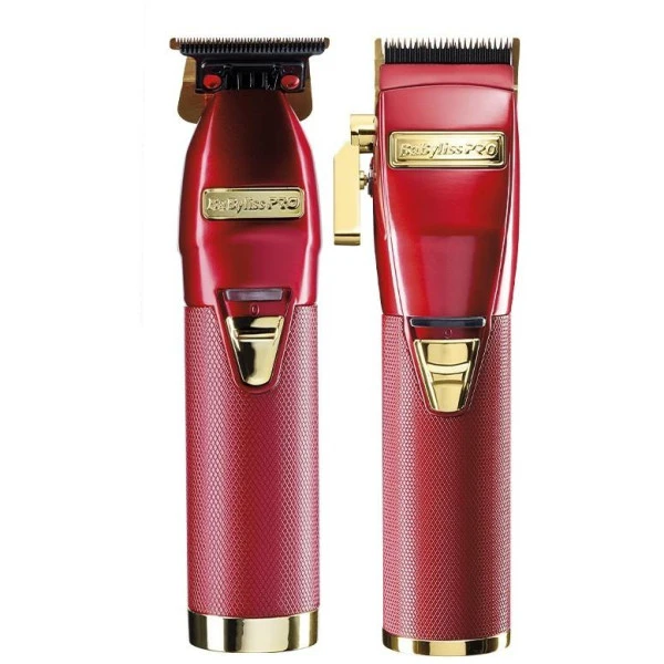 Pack Tondeuse De Coupe RedFx + Tondeuse De Précision SkeletonFx Rouge 4artists BaByliss Pro 3 Pack Tondeuse De Coupe RedFx + Tondeuse De Précision SkeletonFx Rouge 4artists BaByliss Pro
