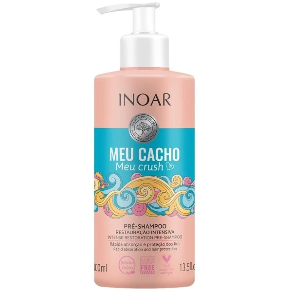 Pré-shampooing Meu Cacho Inoar 400ML 3 Pré-shampooing Meu Cacho Inoar 400ML